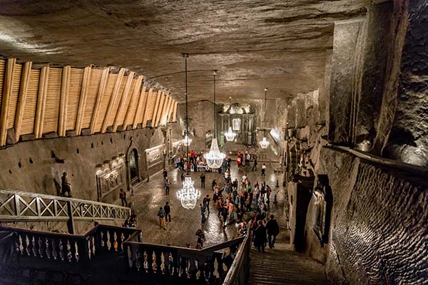 Salzbergwerk Wieliczka Krakau